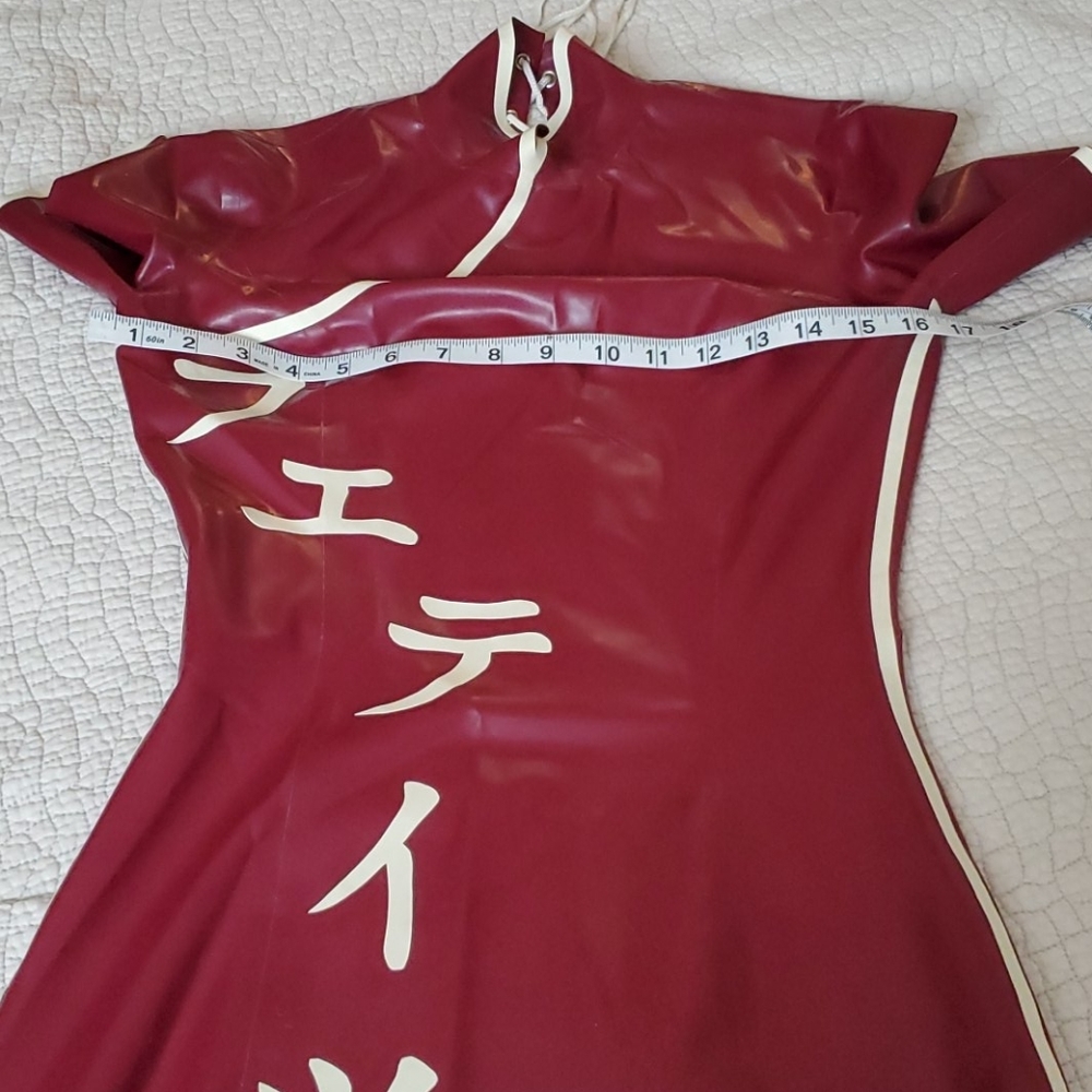 Deep Red Latex dress